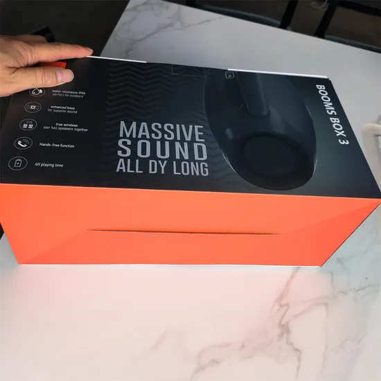 Enceintes Bluetooth portables sans fil Super Booms Box 3, étanches, colonne PC, lecteur de musique d'extérieur