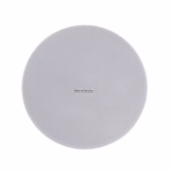 Haut-parleur de plafond large bande sans rebord 8 pouces 100 V 10 W à montage rapide en plastique ABS avec son de haute qualité pour sonorisation