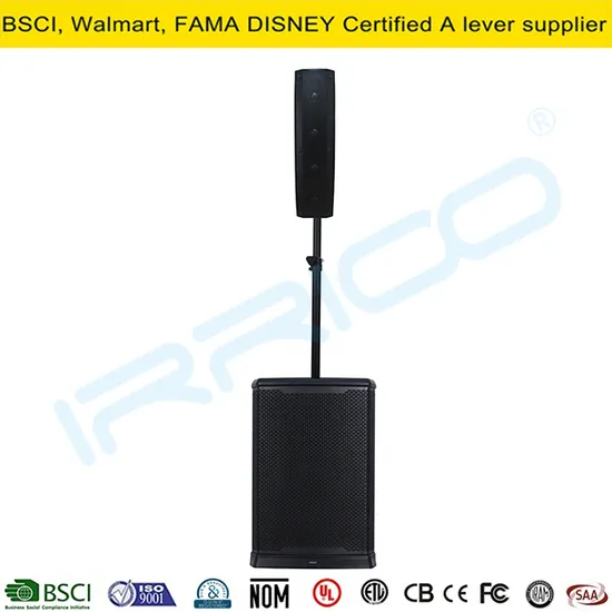 Enceinte colonne active professionnelle 6000 W, enceinte PA 15 pouces, 1.1 canaux, DSP, système de karaoké de fête, enceinte Bocina Parlante