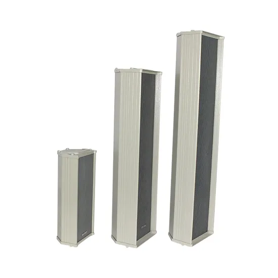 Enceinte colonne en aluminium longue durée avec 70